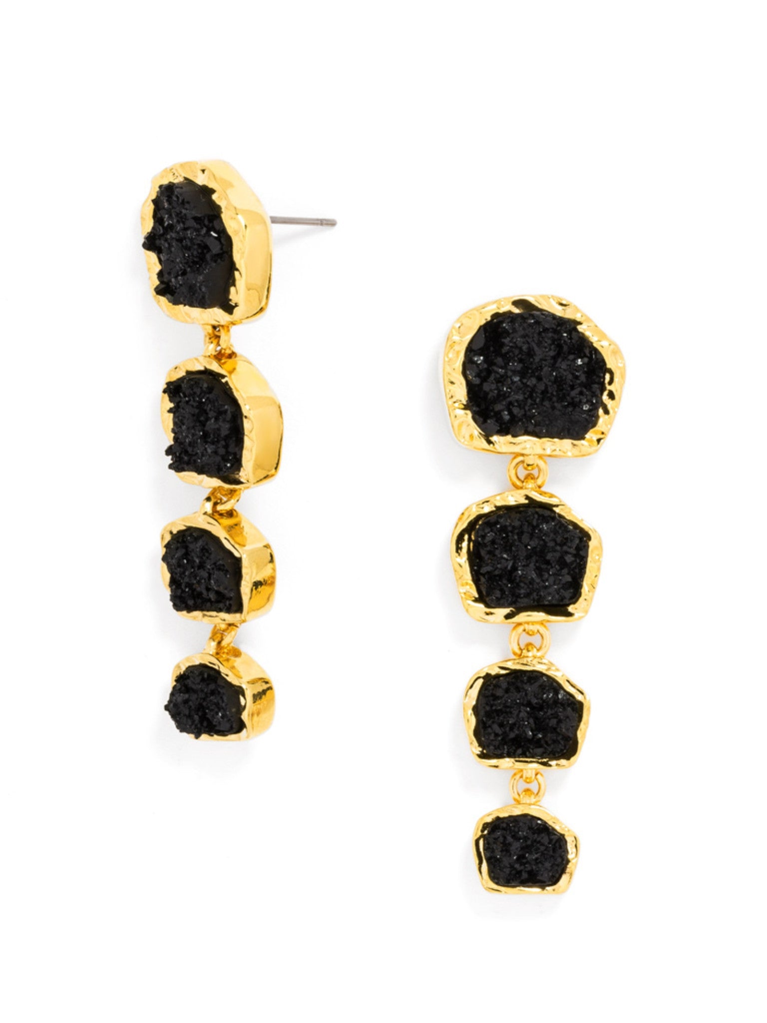 Midnight Druzy Drops