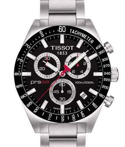 Tissot PRS 516 Black Chronograph Watch