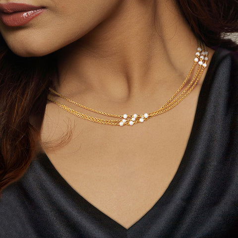 Strands Cable Gold Chain